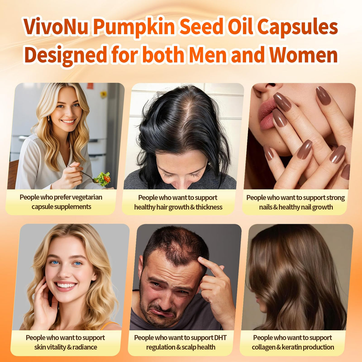 VivoNu Huile de Graines de Citrouille capsules ouvertes