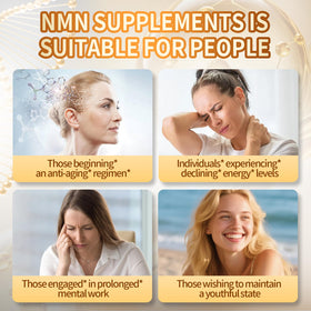 VivoNu NMN 2000mg capsules sur une table en bois