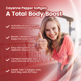 VivoNu poivre de cayenne gélules ouvertes montrant le contenu
