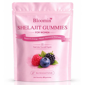 Vlsdoin Gummies Shilajit pour femmes, vue avant du flacon
