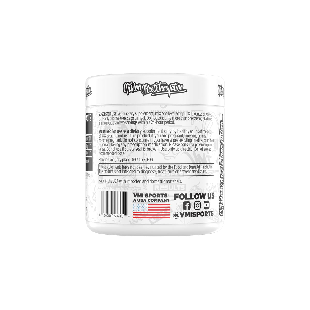 VMI Sports L-Carnitine 3000 Poudre 3000 mg emballage ouvert
