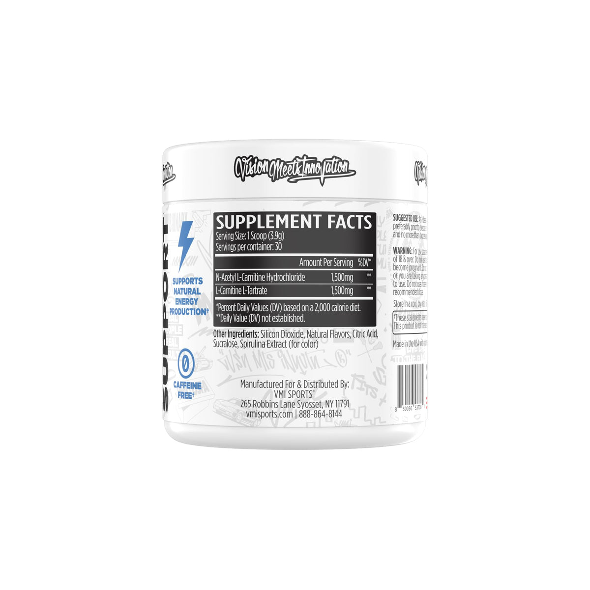 VMI Sports L-Carnitine 3000 Poudre 3000 mg Patriot Pop emballage