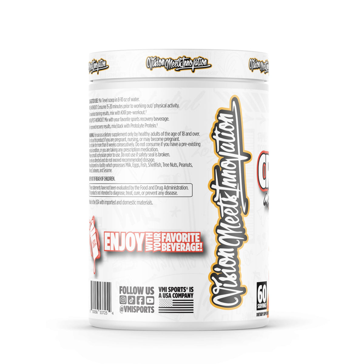 VMI Sports Poudre de Créatine Monohydrate 440g en mode de vie actif