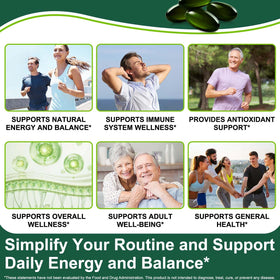 VOGSIG Capsules de Spiruline Chlorella Bio 300 Softgels en gros plan