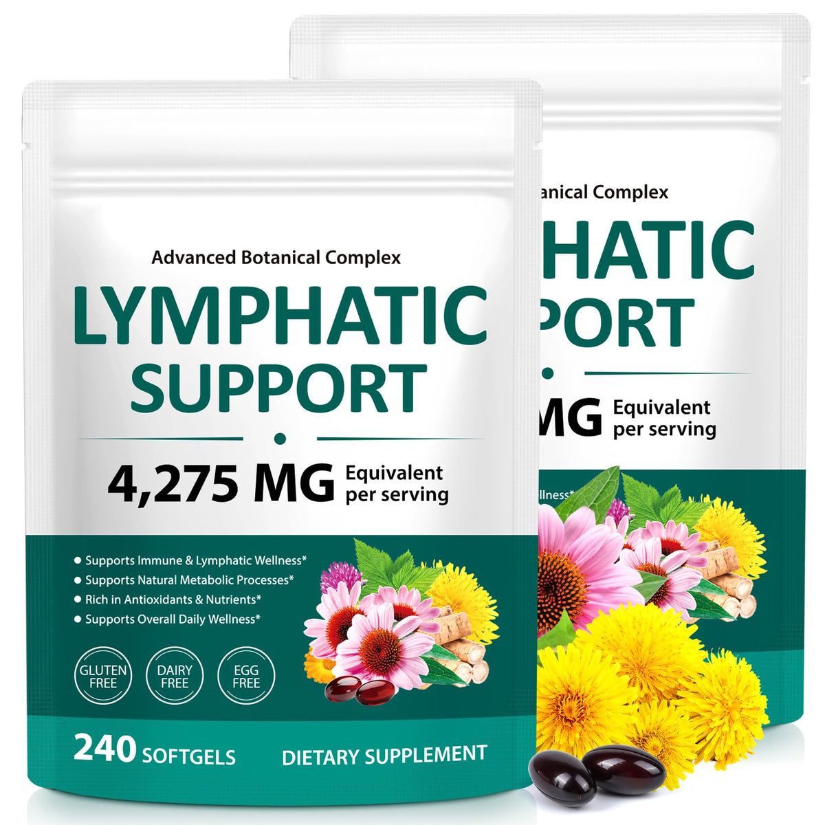 VOGSIG Drainage Lymphatique 240 gélules, vue de l'emballage avant