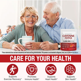 VOGSIG Gélules de Poivre de Cayenne 240 Capsules avec des ingrédients