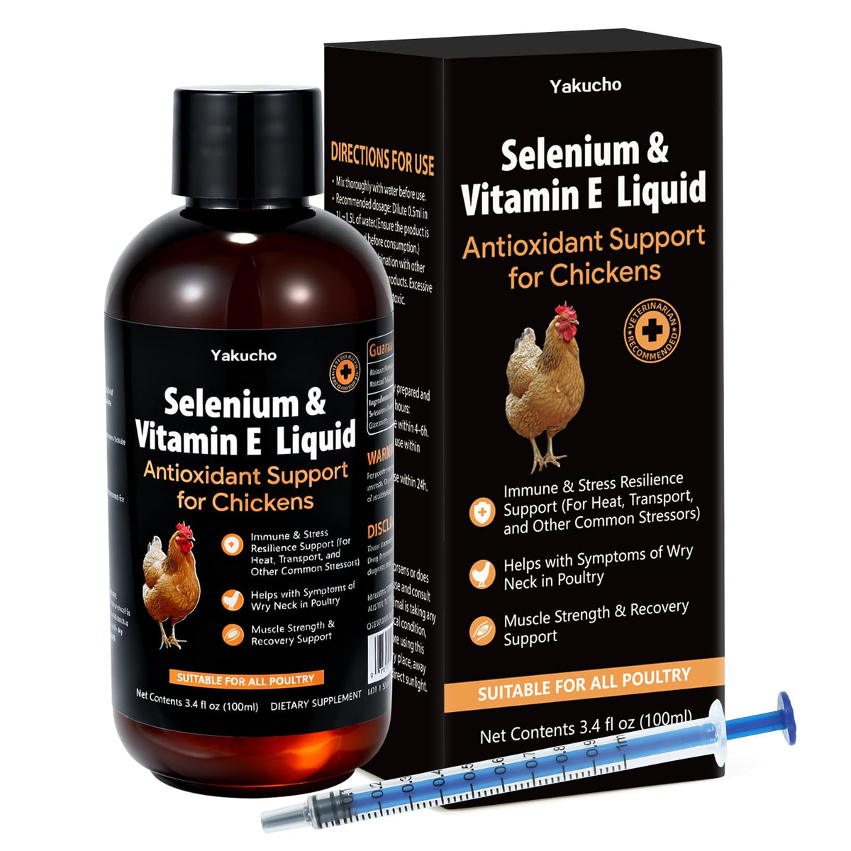 Volailles en bonne santé dans un enclos, utilisant la Formule de Vitalité Aviaire inqigi