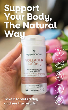 Vollagen Complex Végétal VEGETOLOGY contenant ouvert