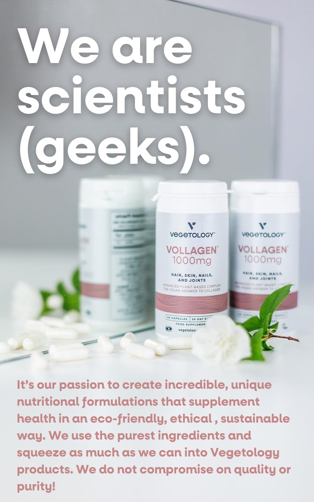 Vollagen Complex Végétal VEGETOLOGY emballage biodégradable