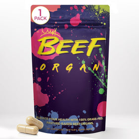VoloZionX Complément Alimentaire Organes de Bœuf 30 Jours - Boîte avant