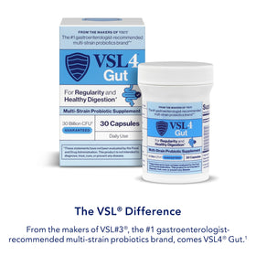 VSL4 Complément Alimentaire Probiotique 30 Capsules sur une table