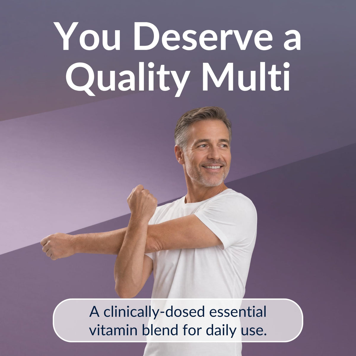 Vthrive Multivitamine BioActive Men 50+ Détails de la capsule