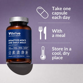 Vthrive Multivitamines pour Hommes, présentation de l'emballage