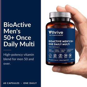 Vthrive Multivitamines Quotidiennes Homme 60 Capsules - vue arrière