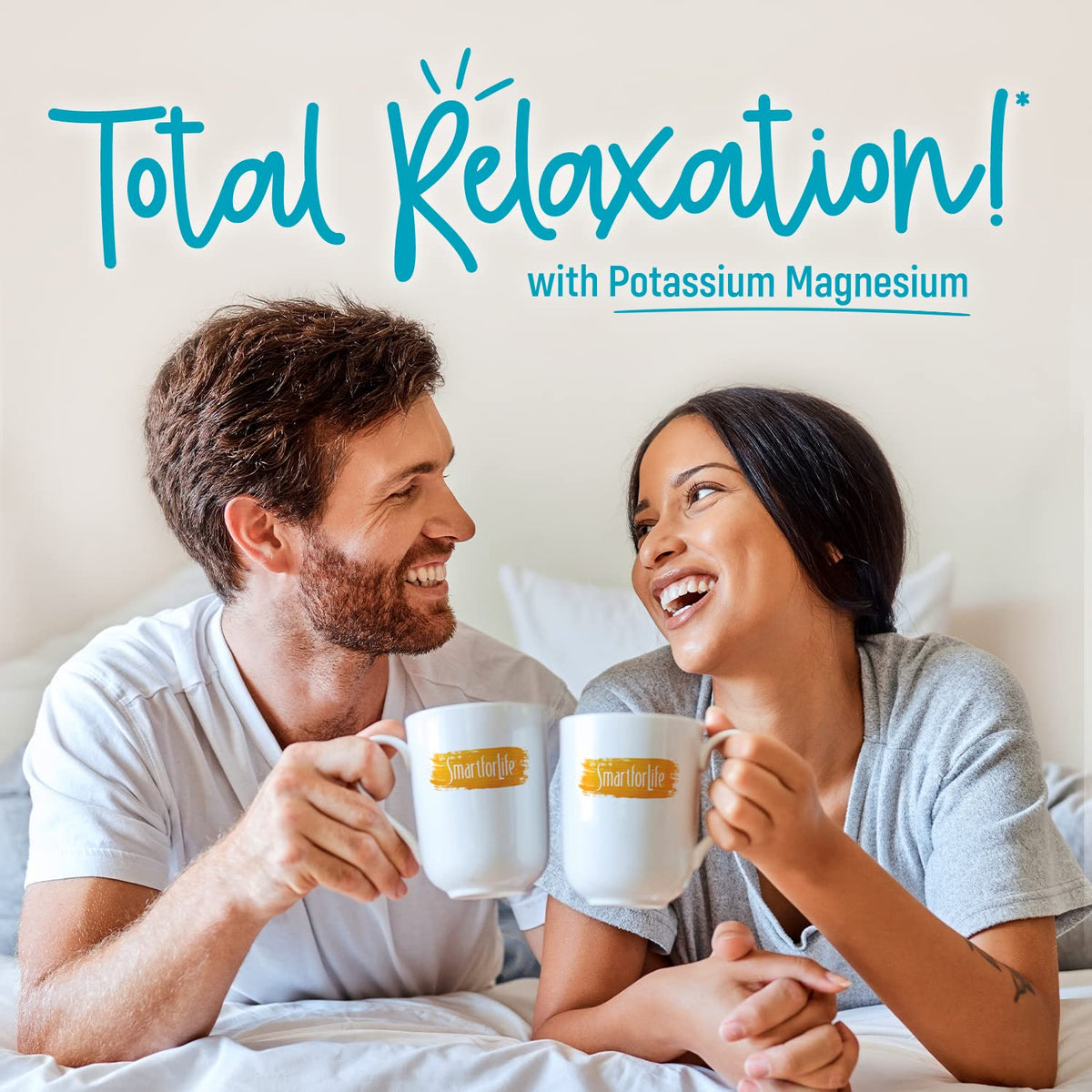 Vue arrière de l'emballage des capsules Smart for Life Potassium Magnesium