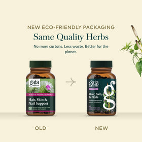 Vue arrière de l'emballage des gélules Gaia Herbs