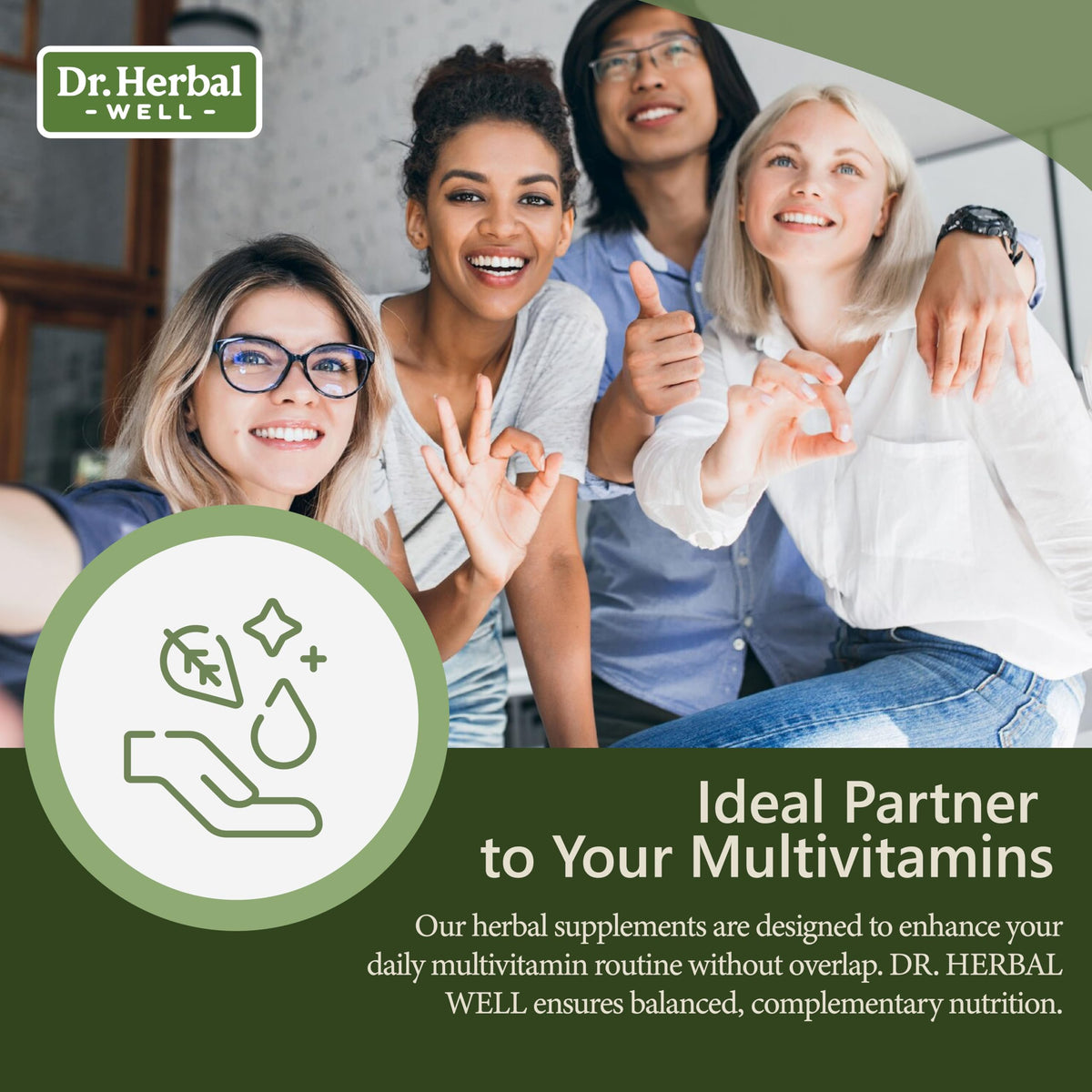 Vue arrière de l'emballage du DR. HERBAL WELL Prostate Shield