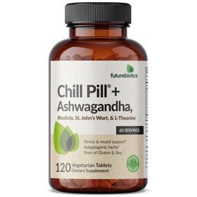 Vue arrière de l'emballage Futurebiotics Chill Pill +