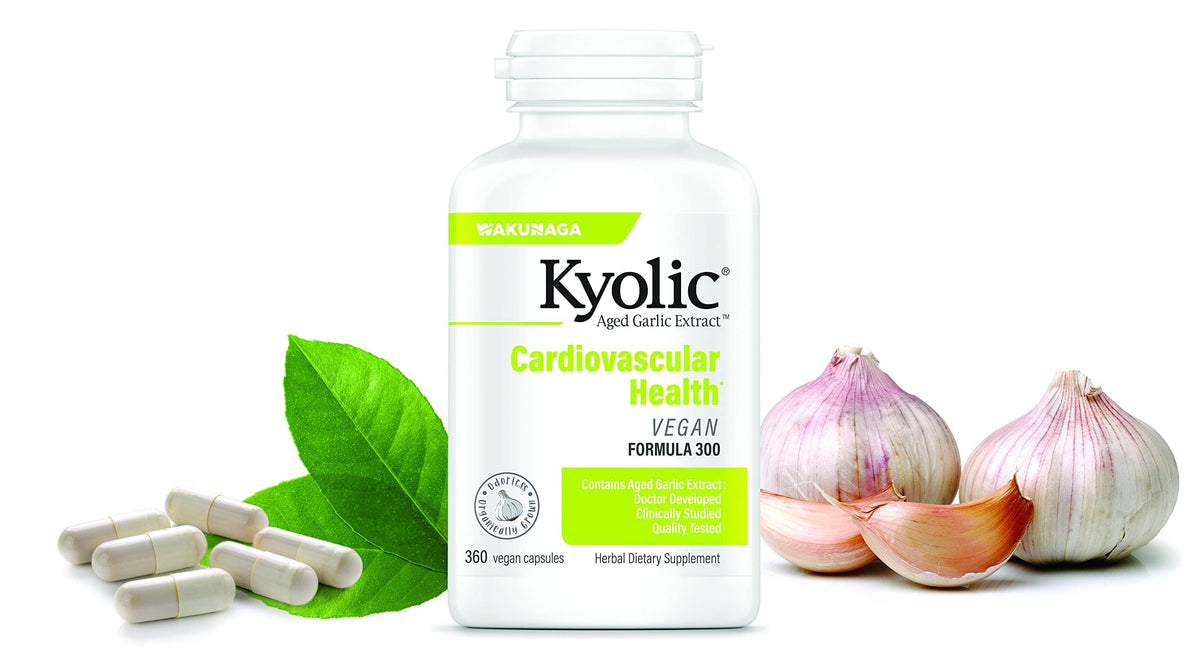 Vue arrière de l'emballage Kyolic Aged Garlic
