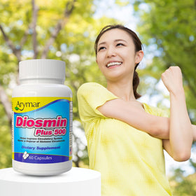 Vue arrière de la boîte d'Arymar Diosmin 500mg