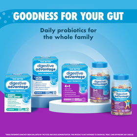 Vue arrière de la boîte de daily Advantage Probiotique