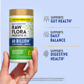 Vue arrière de la boîte de Nature's Truth Probiotique