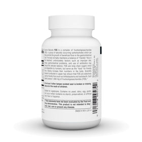 Vue arrière de la boîte Source Naturals FOS 1000 mg