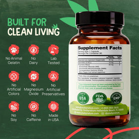 Vue arrière de la boîte YOUBYNATURE Spermidine 112mg