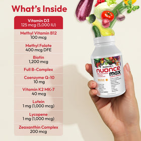 Vue arrière de la bouteille ANDREW LESSMAN Multivitamine nuoncemax