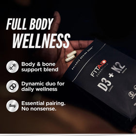 Vue arrière de la bouteille LIFEAID FITAID Essentials