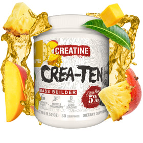 Vue arrière de la poudre de créatine CreaTEN 5% Nutrition