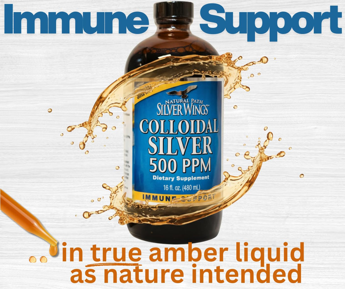 Vue arrière du Colloidal Silver 500ppm dans son emballage