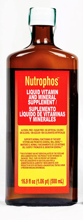 Vue arrière du complément alimentaire liquide 500ml
