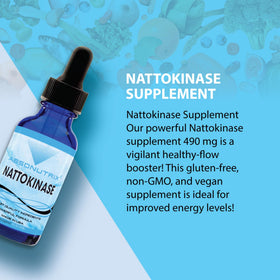Vue arrière du flacon Absonutrix Nattokinase