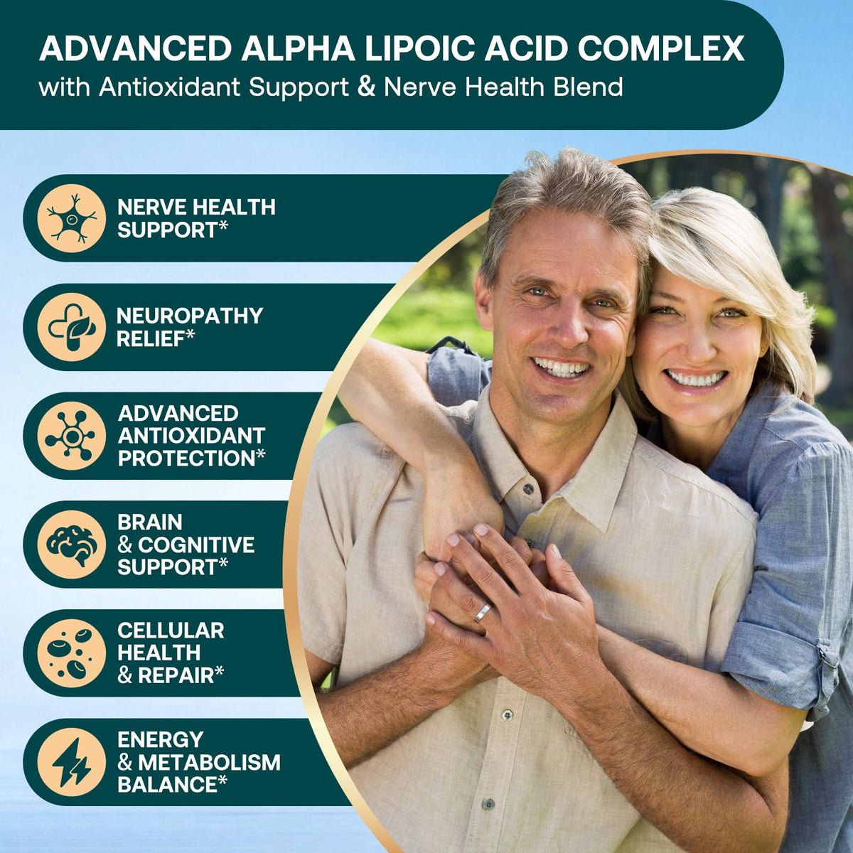 Vue arrière du flacon CFILIHTC Acide Alpha-Lipoïque 1000 mg
