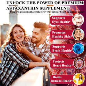 Vue arrière du flacon d'astaxanthine AMENQ hHEALTH avec informations nutritionnelles
