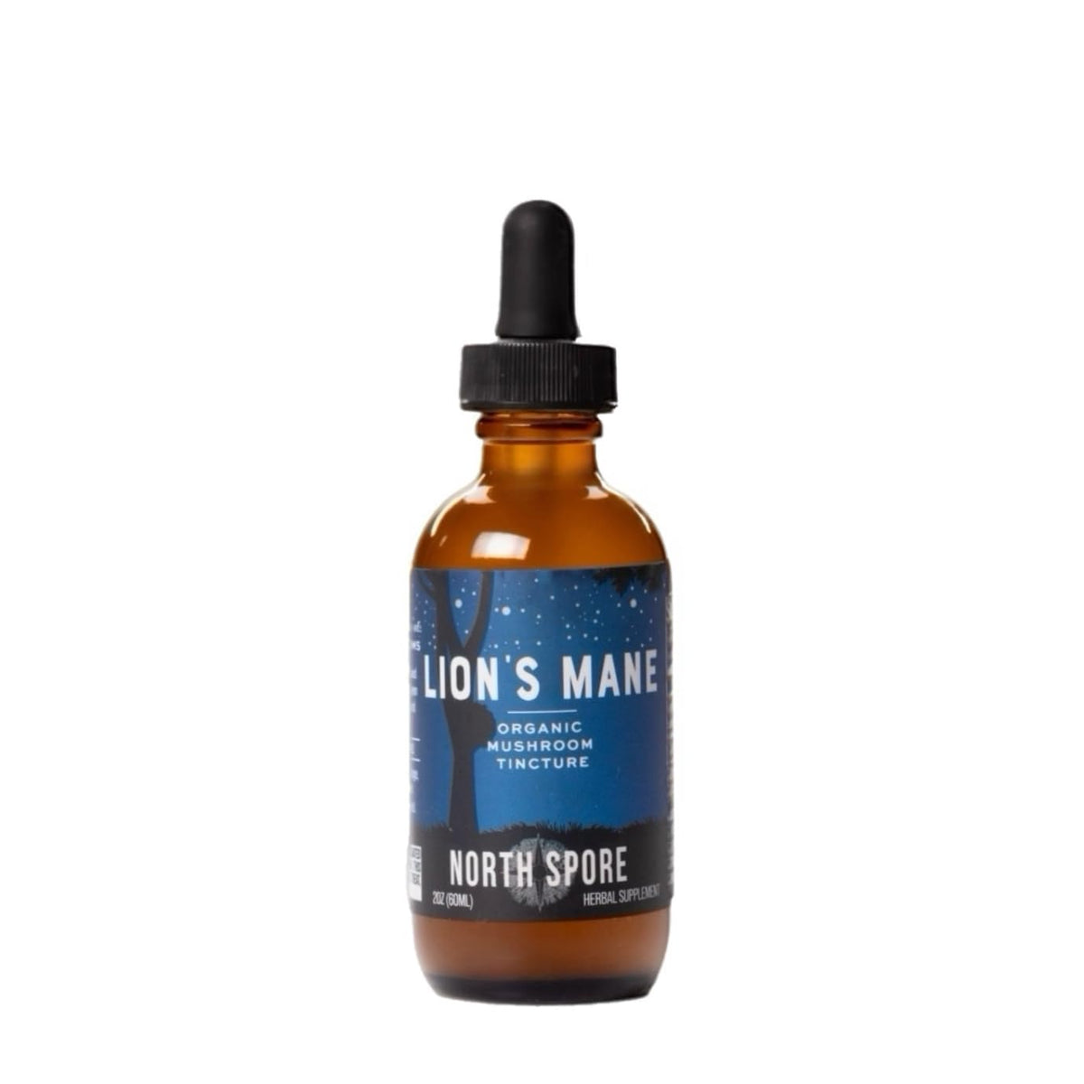 Vue arrière du flacon d'extrait de Crinière de Lion 118g