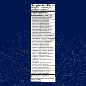 Vue arrière du flacon d'extrait MyCommunity de Host Defense