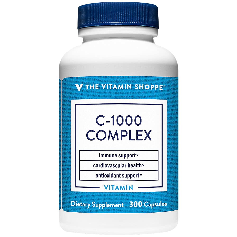 Vue arrière du flacon de C-1000 Complex The Vitamin Shoppe