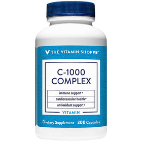 Vue arrière du flacon de C-1000 Complex The Vitamin Shoppe