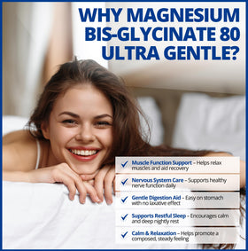 Vue arrière du flacon de CanPrev Magnésium Glycinate 80mg