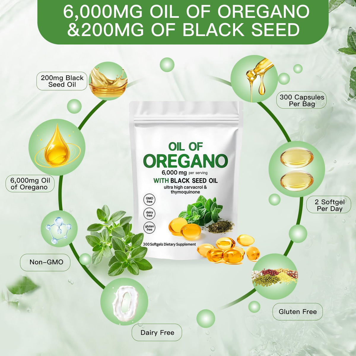 Vue arrière du flacon de capsules ZEYARUIBO
