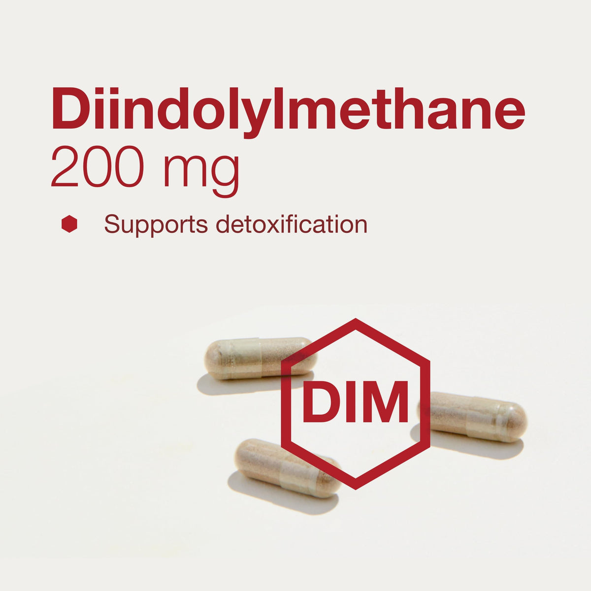 Vue arrière du flacon de DIM 200 Plus CDG