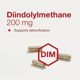 Vue arrière du flacon de DIM 200 Plus CDG