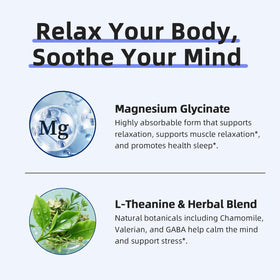 Vue arrière du flacon de glycinate de magnésium iMATCHME