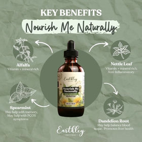 Vue arrière du flacon de multivitamine liquide Earthley Wellness