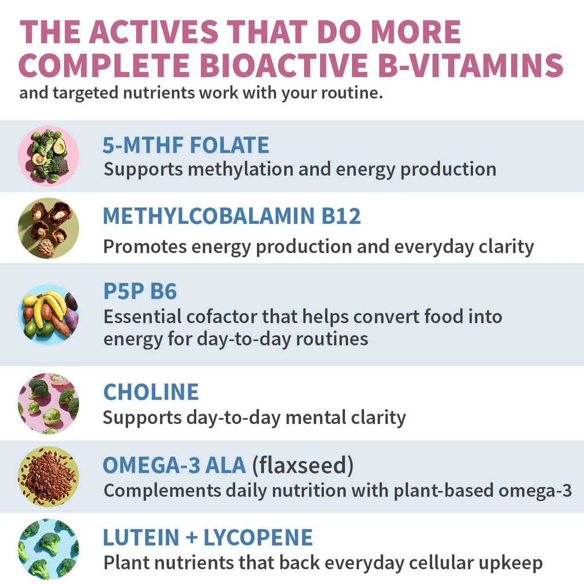 Vue arrière du flacon de multivitamines MEDCHOICE