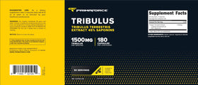 Vue arrière du flacon de Primaforce Tribulus Terrestris