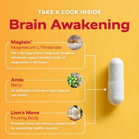 Vue arrière du flacon de Redd Remedies Brain Awakening