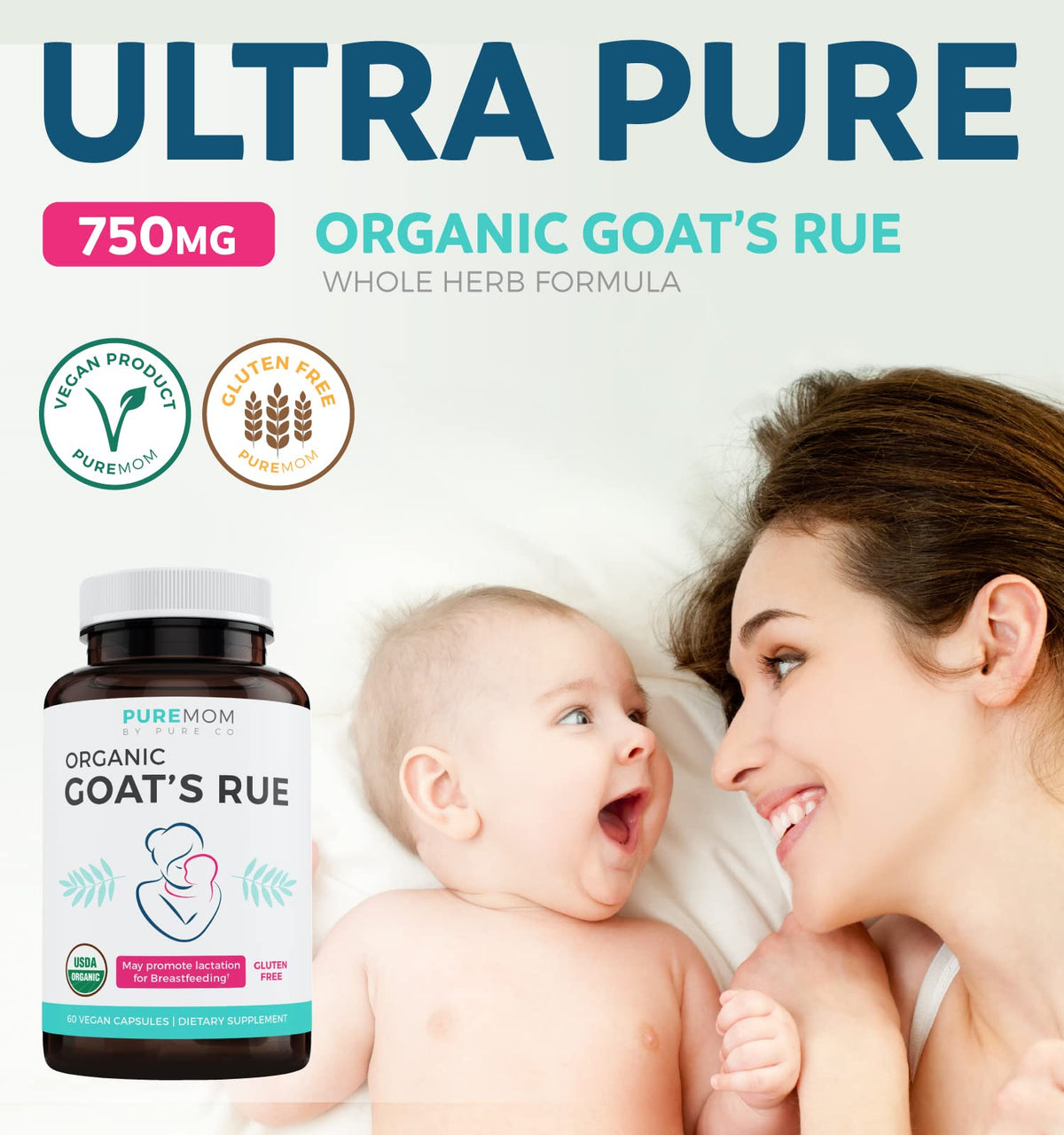 Vue arrière du flacon de Rue de Chèvre BIO PURE CO
